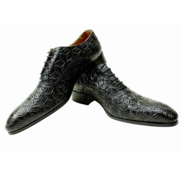 Eric Black Oxford Mens Dress Shoes main image 5